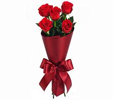 Букет 5 Красных роз Эдлесс Лав в Медногорский