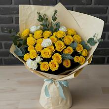 Букет цветов из:  Розы в Медногорский