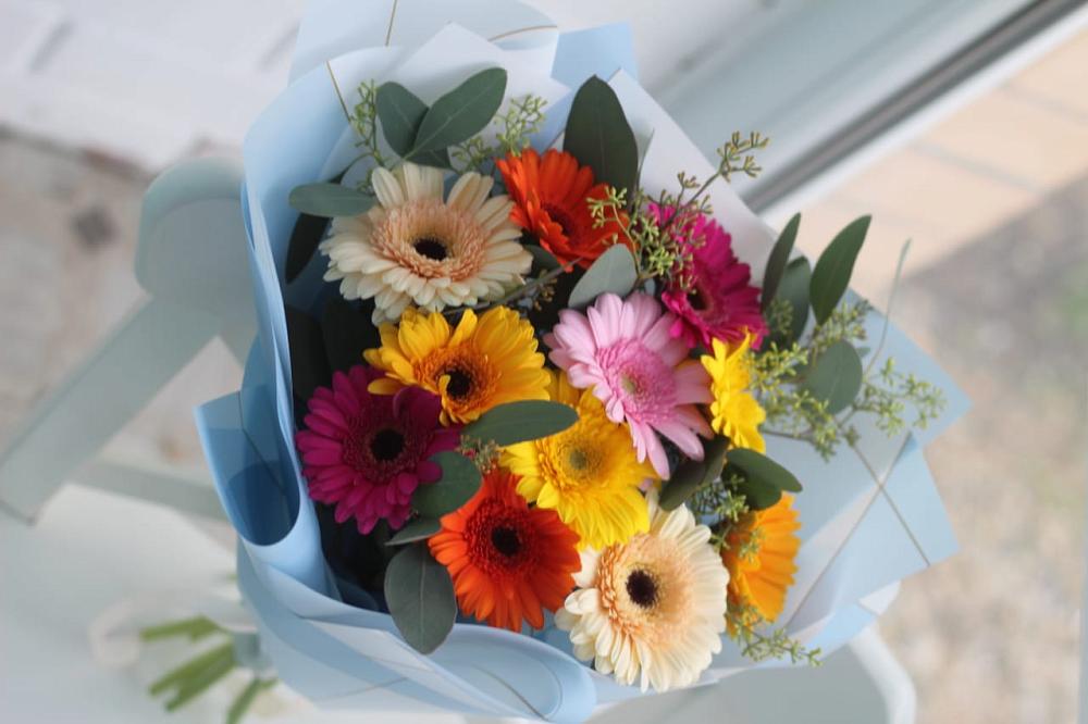 Букет цветов из: Герберы в Медногорский