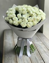 Букет 35 Белых роз в Медногорский