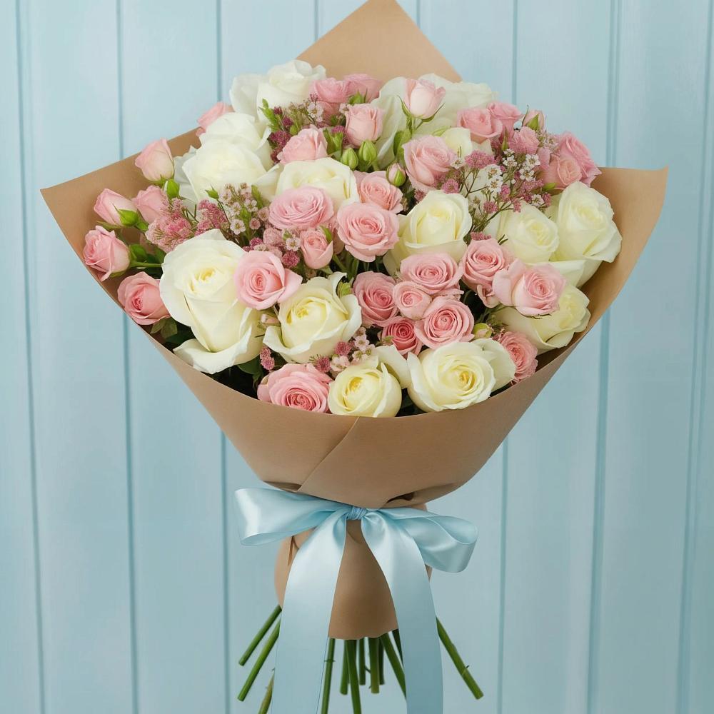 Букет цветов из: Розы в Медногорский