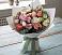 Букет цветов из: Розы, Лизиантусы и Гвоздики в Медногорский