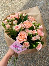 Букет цветов из:  Розы #REPLACE_PRED# Медногорский