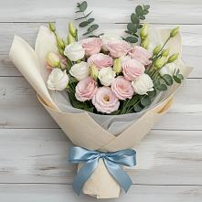 Букет цветов из:  Лизиантусы #REPLACE_PRED# Медногорский