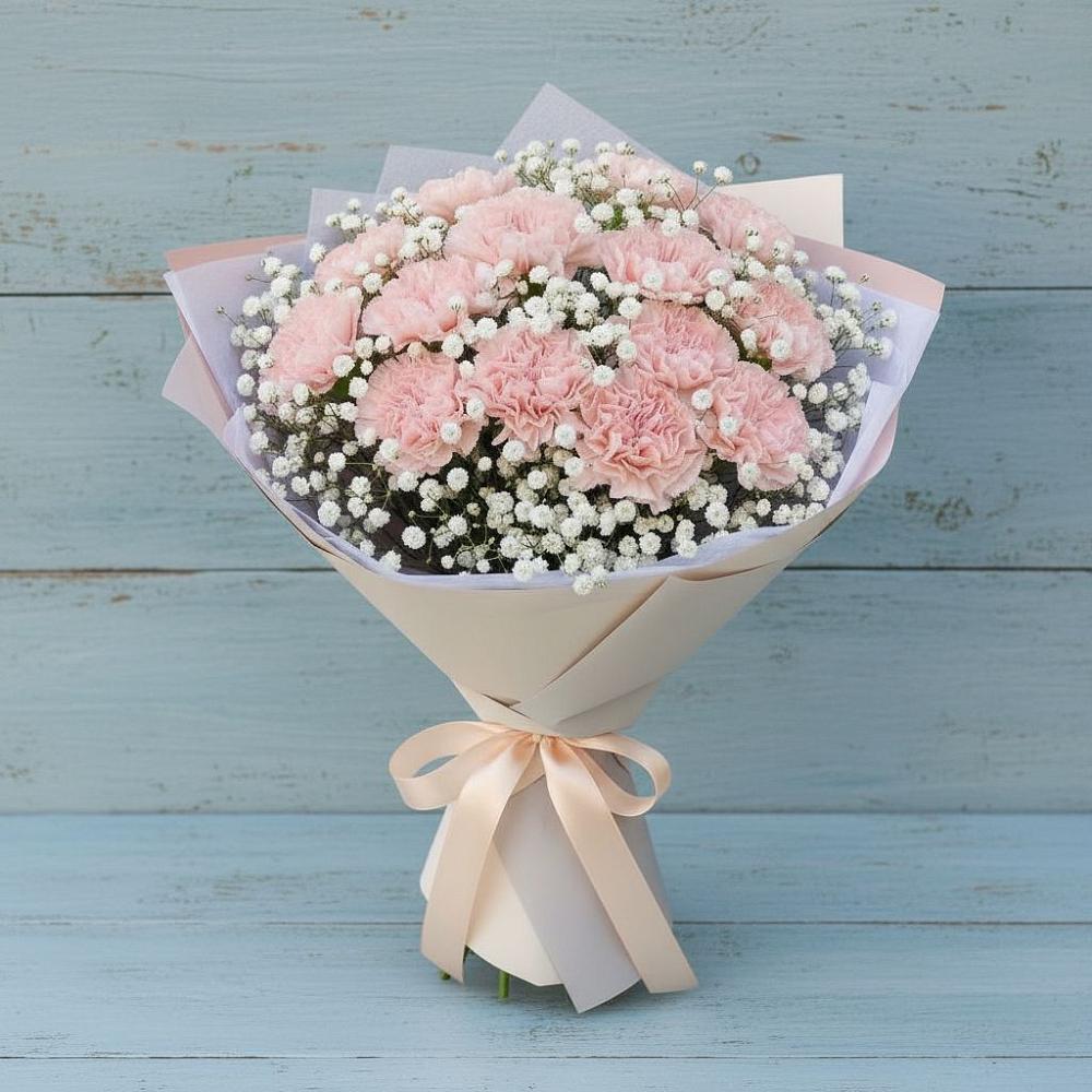 Букет цветов из: Гвоздики в Медногорский