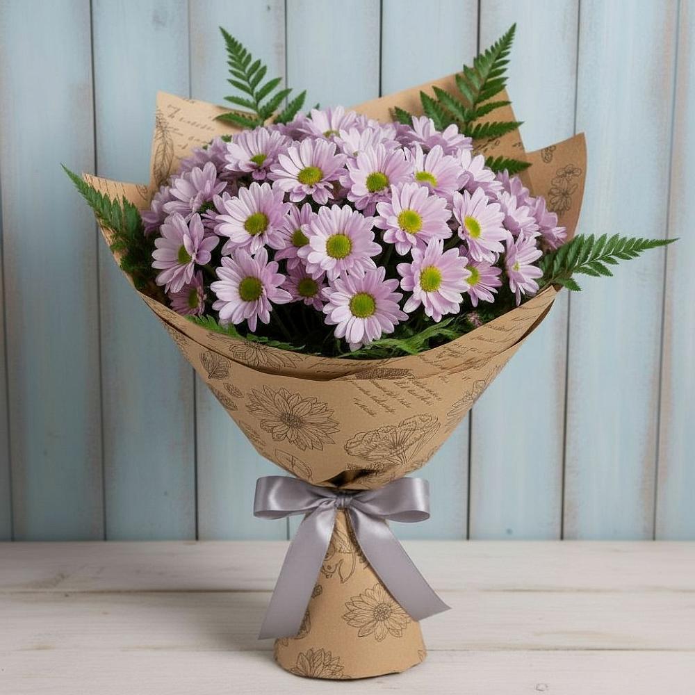 Букет цветов из: Хризантемы в Медногорский
