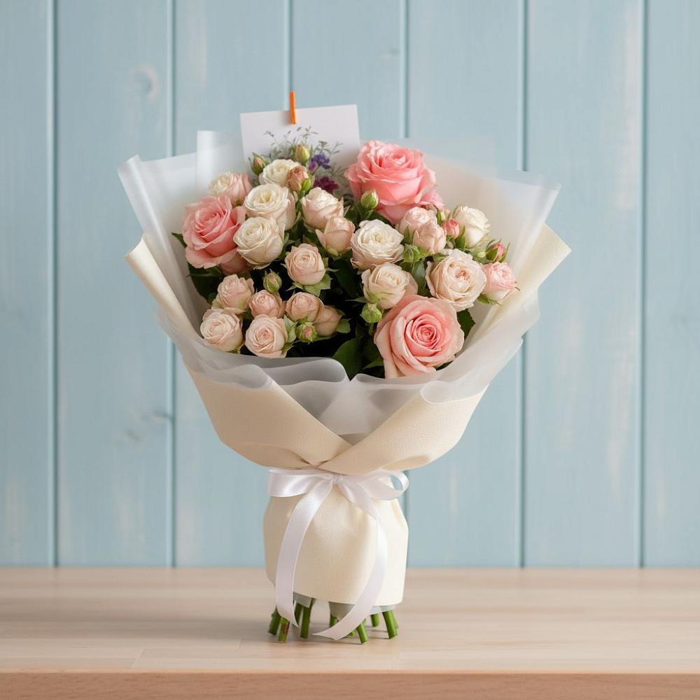 Букет цветов из: Розы в Медногорский