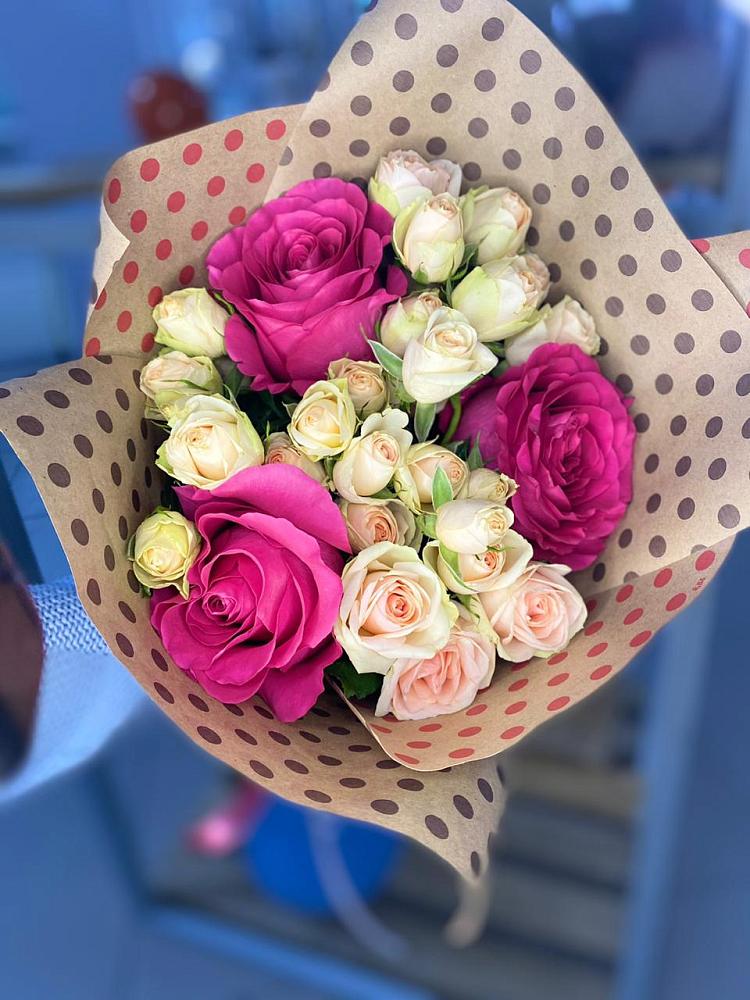 Букет цветов из: Розы в Медногорский