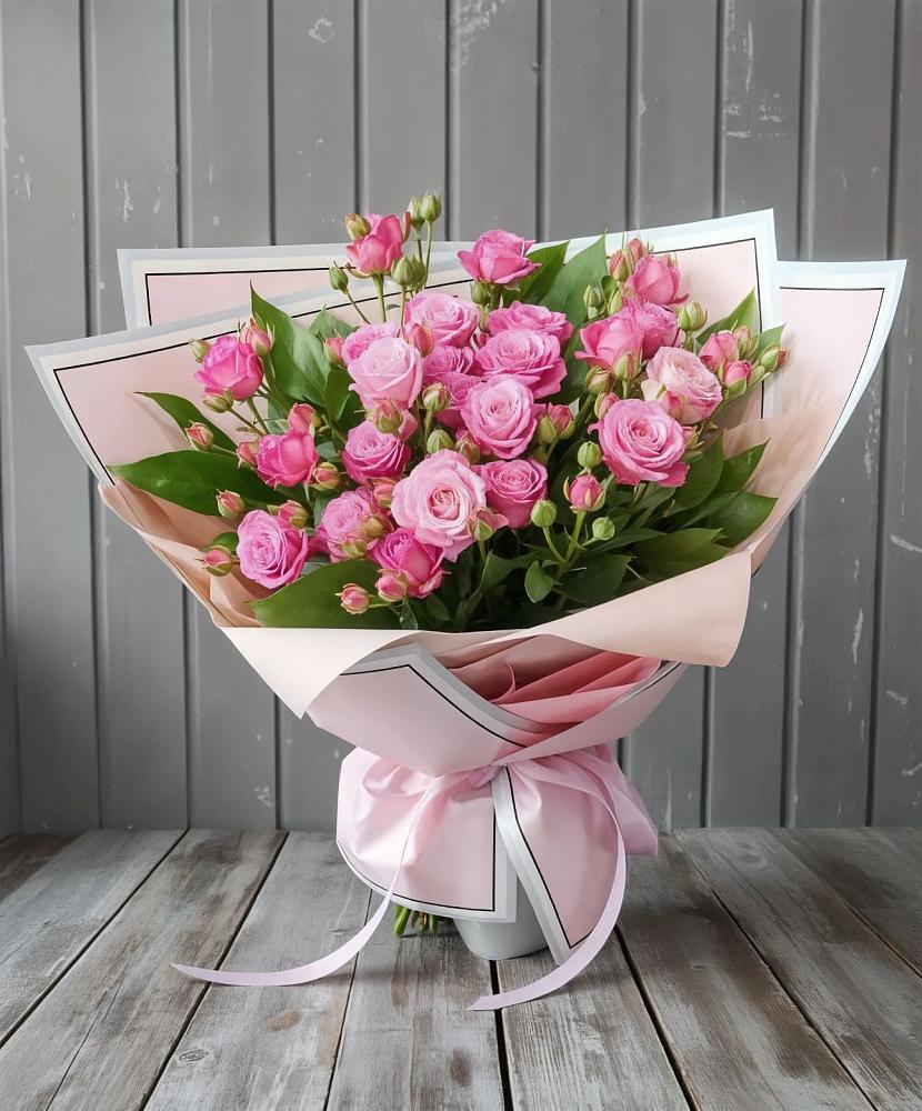 Букет Розовый кустик в Медногорский
