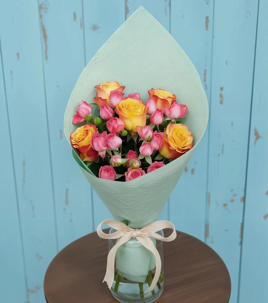 Букет цветов из: Розы в Медногорский