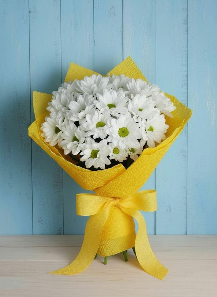 Букет цветов из: Хризантемы в Медногорский