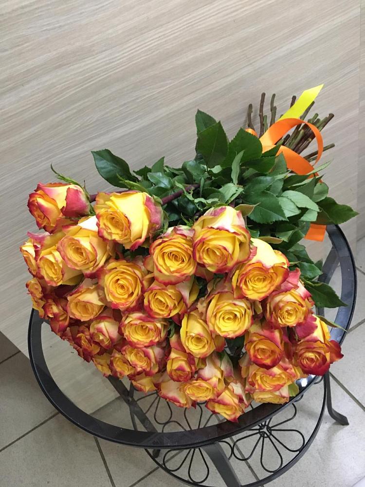 Букет Желтые розы в Медногорский