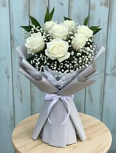 Букет цветов из:  Розы в Медногорский