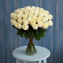 Букет 51 Белая роза Эдлесс Лав #REPLACE_PRED# Медногорский