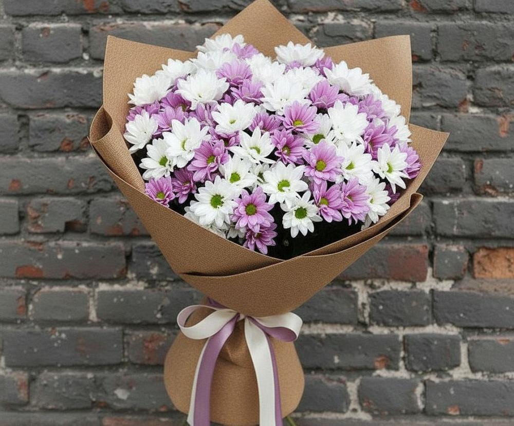 Букет цветов из: Хризантемы в Медногорский