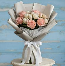 Букет цветов из:  Розы в Медногорский