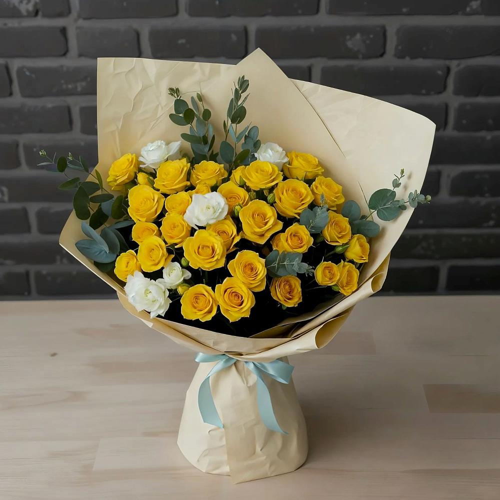 Букет цветов из: Розы в Медногорский