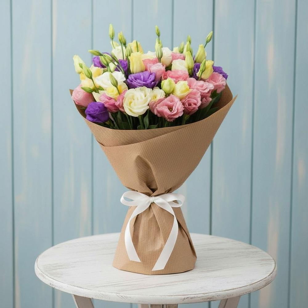 Букет цветов из: Лизиантусы в Медногорский