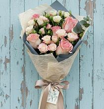 Букет цветов из:  Розы #REPLACE_PRED# Медногорский