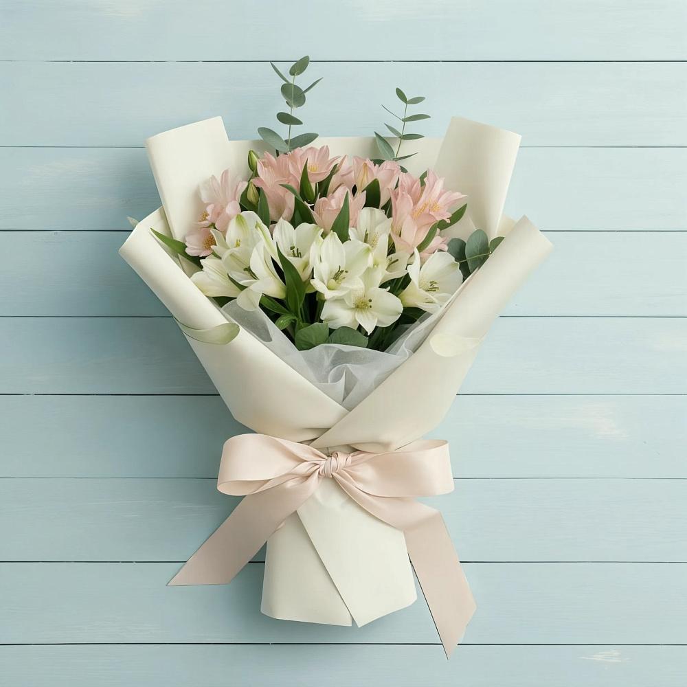 Букет цветов из: Альстромерии в Медногорский