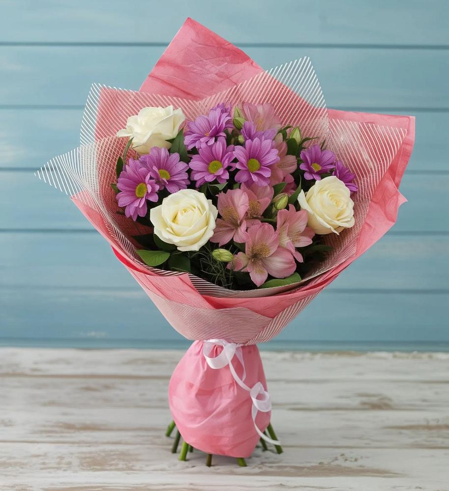 Букет цветов из: Герберы в Медногорский