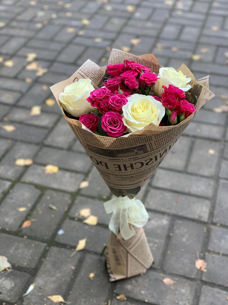 Букет цветов из: Розы в Медногорский