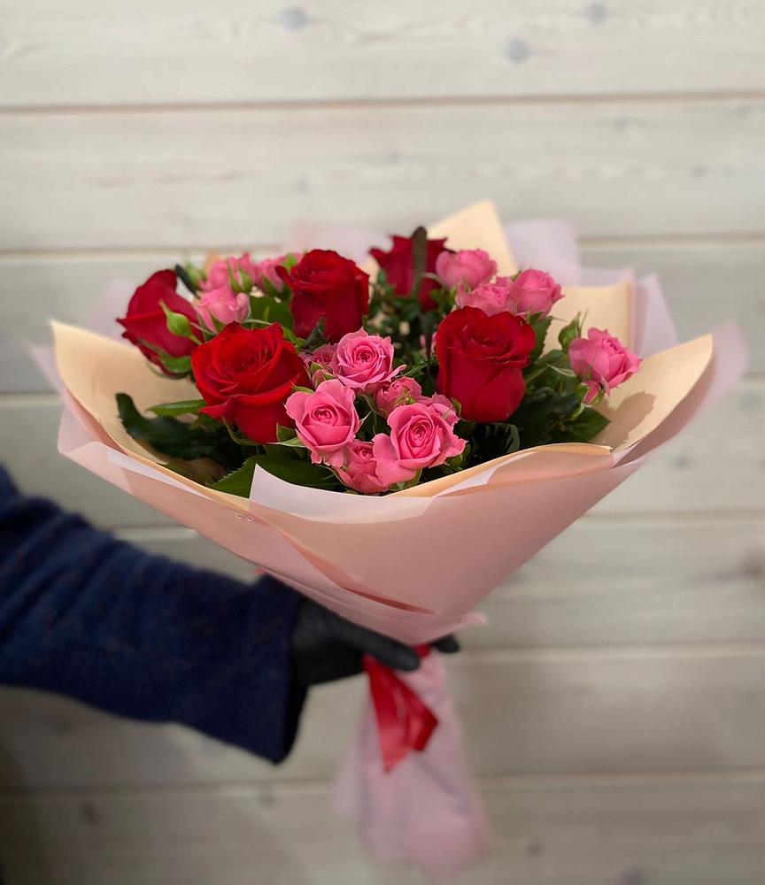 Букет цветов из: Розы в Медногорский