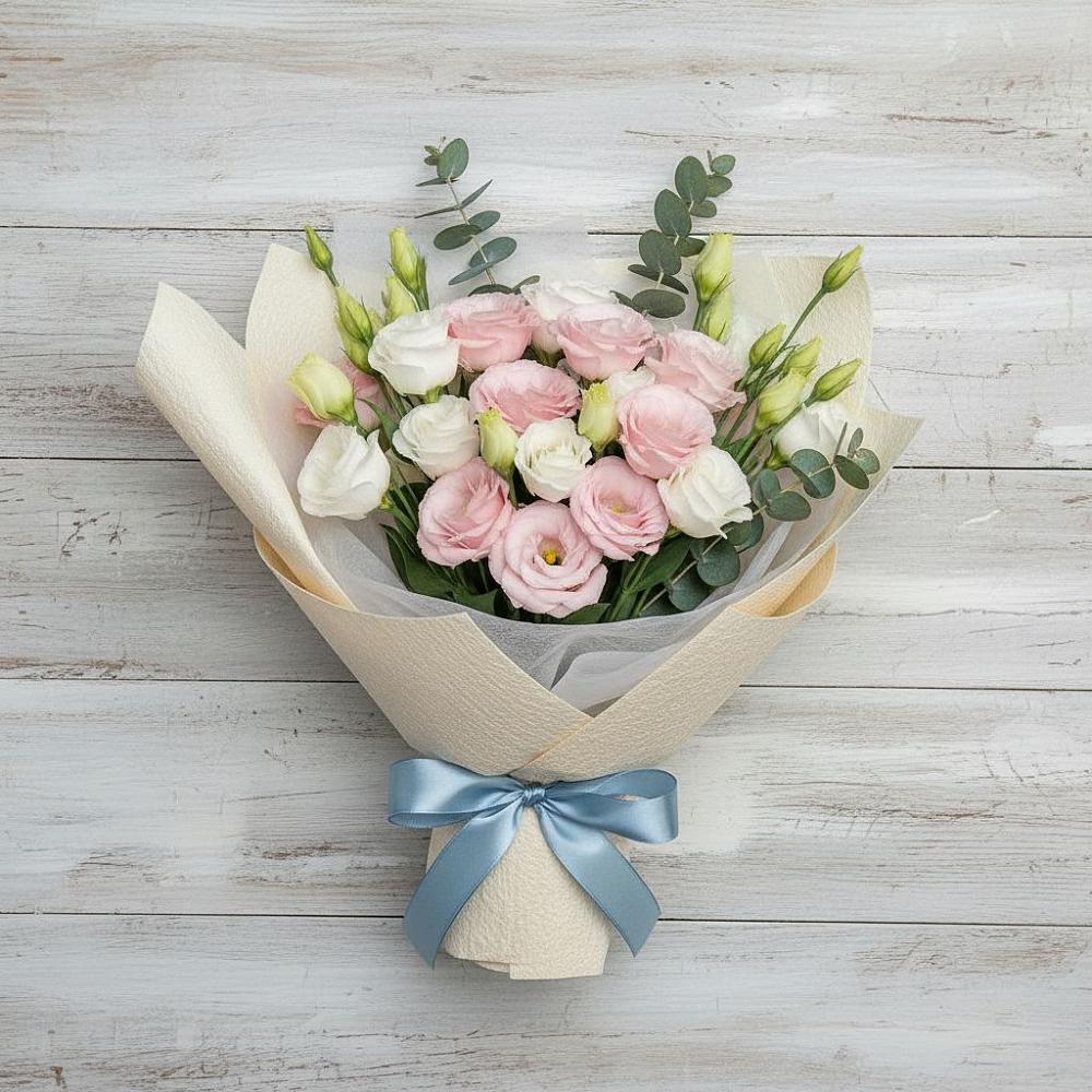 Букет цветов из: Лизиантусы в Медногорский